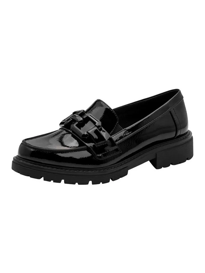 Jana Jana Vegan, Mehrweite mit Absatz kein Absatz 8-24764-41 Slipper Vegan, Schwarz, – Produktbild 1 von 8