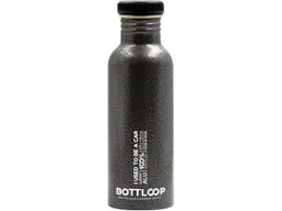 BOTTLOOP Trinkflasche mit einfacher Kappe inkl. 1-farbigem Druck, 0,75 l – Produktbild 1 von 1