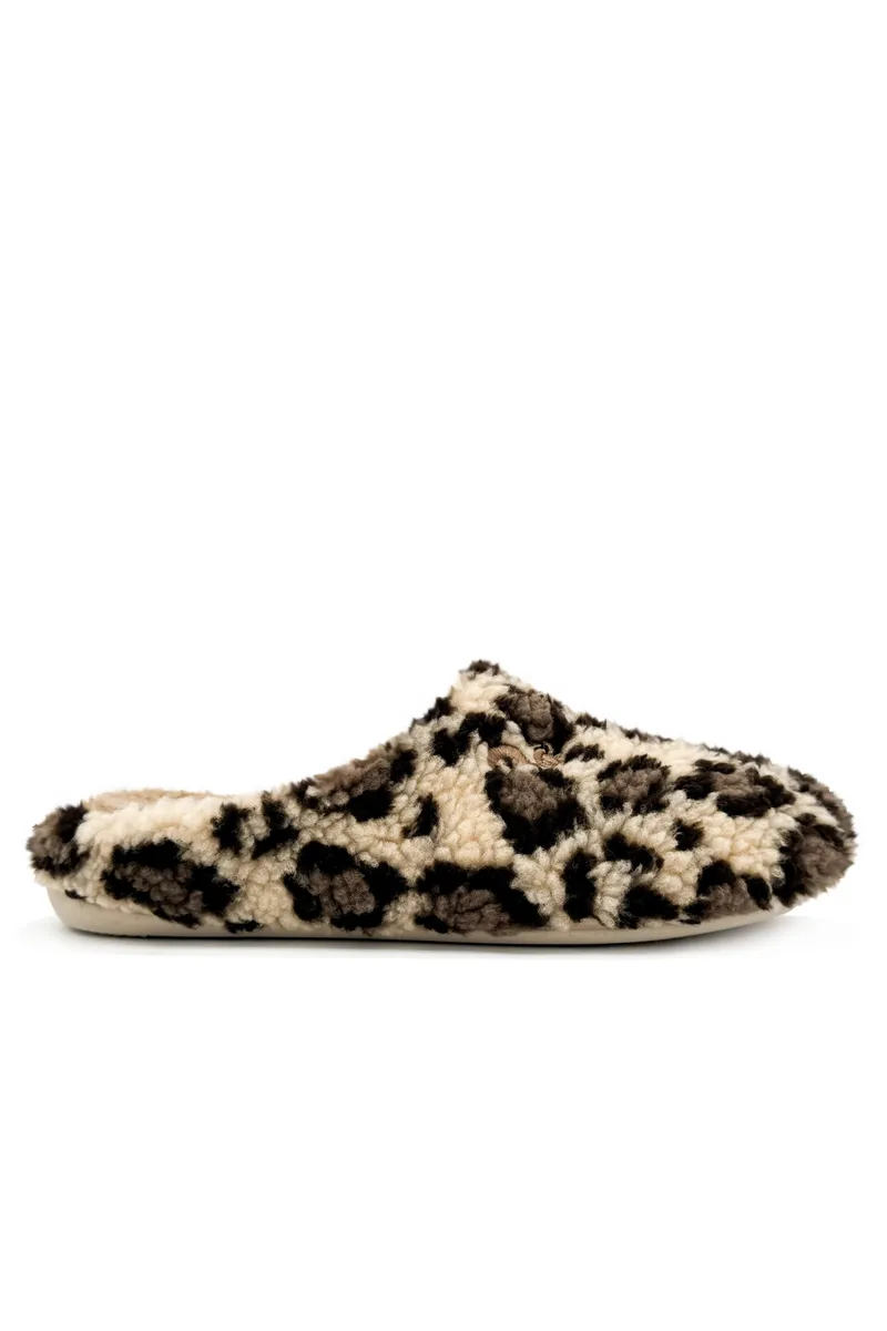 thies thies Damen vegan Hausschuhe Teddy Leo, Schwarz, – Produktbild 1 von 2