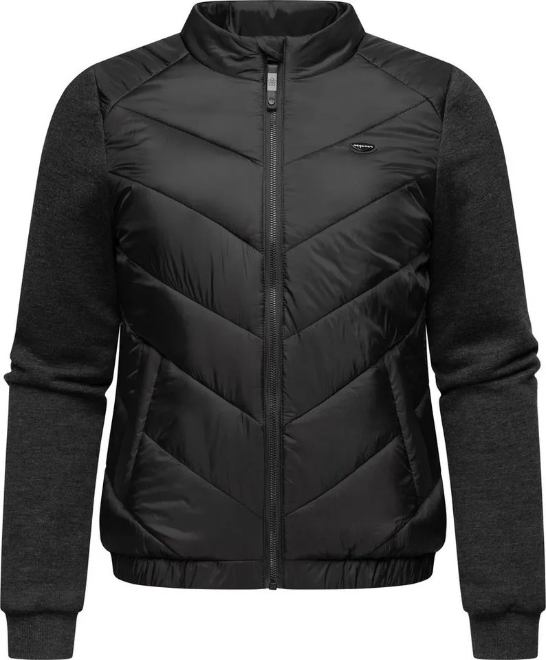 ragwear ragwear Outdoorjacke Zabava Leichte gesteppte Übergangsjacke mit weichen Ärmeln, Schwarz, – Produktbild 5 von 5