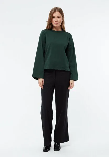 Givn Berlin Givn Berlin Longsleeve GBLACEY aus Bio-Baumwolle, Bottle green, – Produktbild 2 von 4