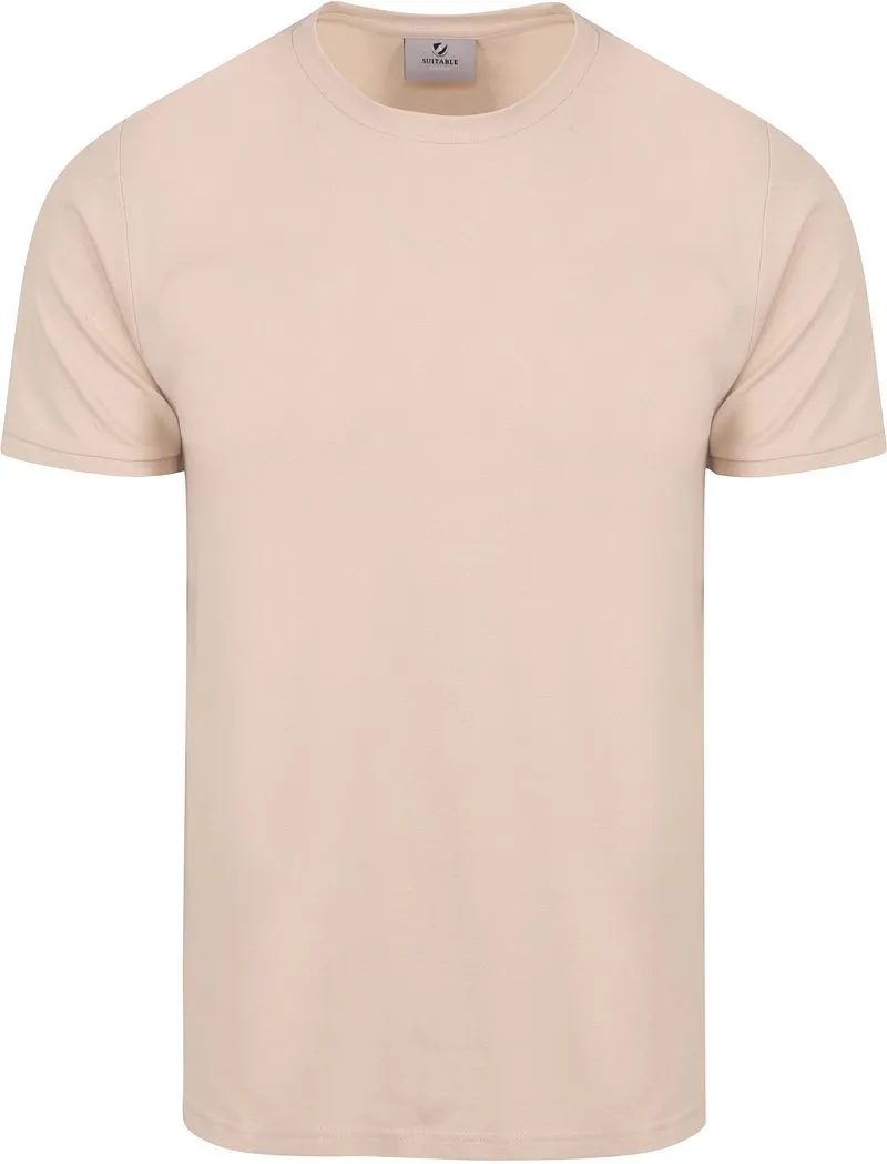 Suitable Suitable T-shirt Ono Beige - Größe XL, Beige, – Produktbild 2 von 4