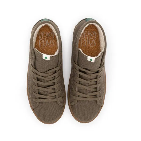 Vesica Piscis Footwear Vesica Piscis Footwear Plato Bootie of recycled cotton SM, Khaki, – Produktbild 3 von 3