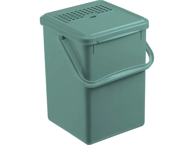 rotho rotho Komposteimer "BIO" mit Aktivkohlefilter, 9 l, misteltoe green – Produktbild 1 von 5