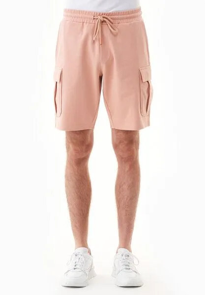 ORGANICATION ORGANICATION Cargo-Sweatshorts aus Bio-Baumwolle, Dusty blush, – Produktbild 2 von 3