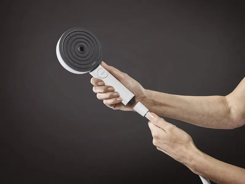 Grohe Grohe Handbrause Hansgrohe Handbrause 3 Strahlarten Pulsify Select, Weiß, – Produktbild 8 von 8