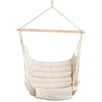 MacaMex MacaMex SoftChair Hängestuhl XL mit Fußablage gepolstert, wetterfest – Produktbild 1 von 1