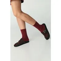 Jutelaune Jutelaune Canalé Socks - GRS und OEKO-TEX Zertifizierungen, Burgundy, – Produktbild 1 von 1