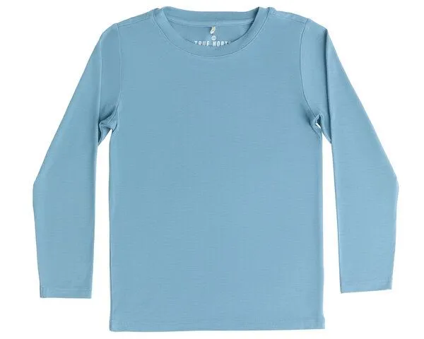 True North True North Kinder Langarmshirt, Atlantikblau, – Produktbild 1 von 3