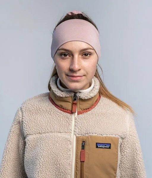obumi obumi STIRNBAND BREIT AUS BIO JERSEY IN VIELEN FARBEN, Woodrose, – Produktbild 2 von 4
