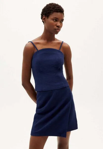 thinking mu thinking mu Ada Top, Navy (blau), – Produktbild 1 von 2