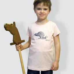 little kiwi little kiwi Kinder T-Shirt, "Kiwi", Cream Rosé – Produktbild 1 von 1