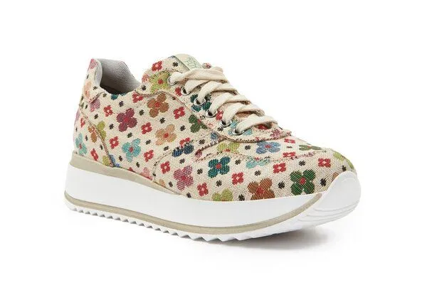 Risorse Future Risorse Future Asia Damensneaker Blümchen White – Produktbild 2 von 4