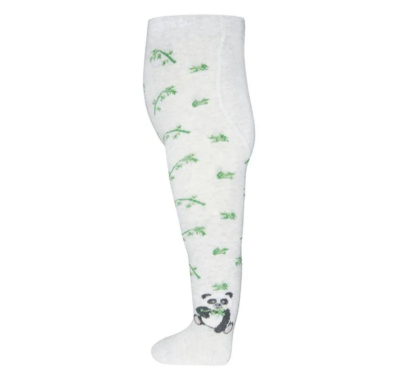 Ewers Ewers Strumpfhose Strumpfhose GOTS Panda 98% Baumwolle kbA, 2% Elasthan, Grau|silberfarben, – Produktbild 3 von 3
