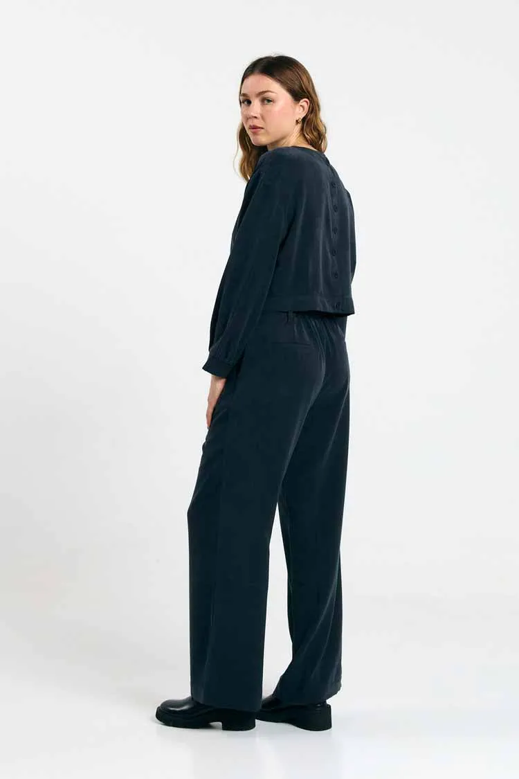 SUITE13LAB SUITE13LAB Damen vegan Bluse Sintra Schwarz, Schwarz, – Produktbild 2 von 2