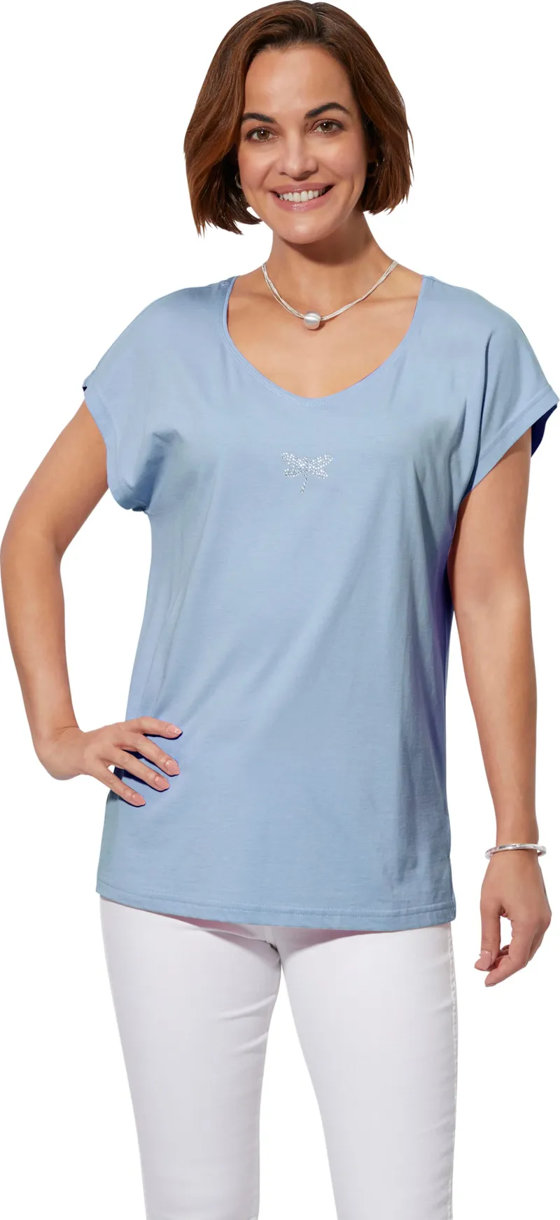 Witt Blusentop hellblau, Hellblau, – Produktbild 2 von 2