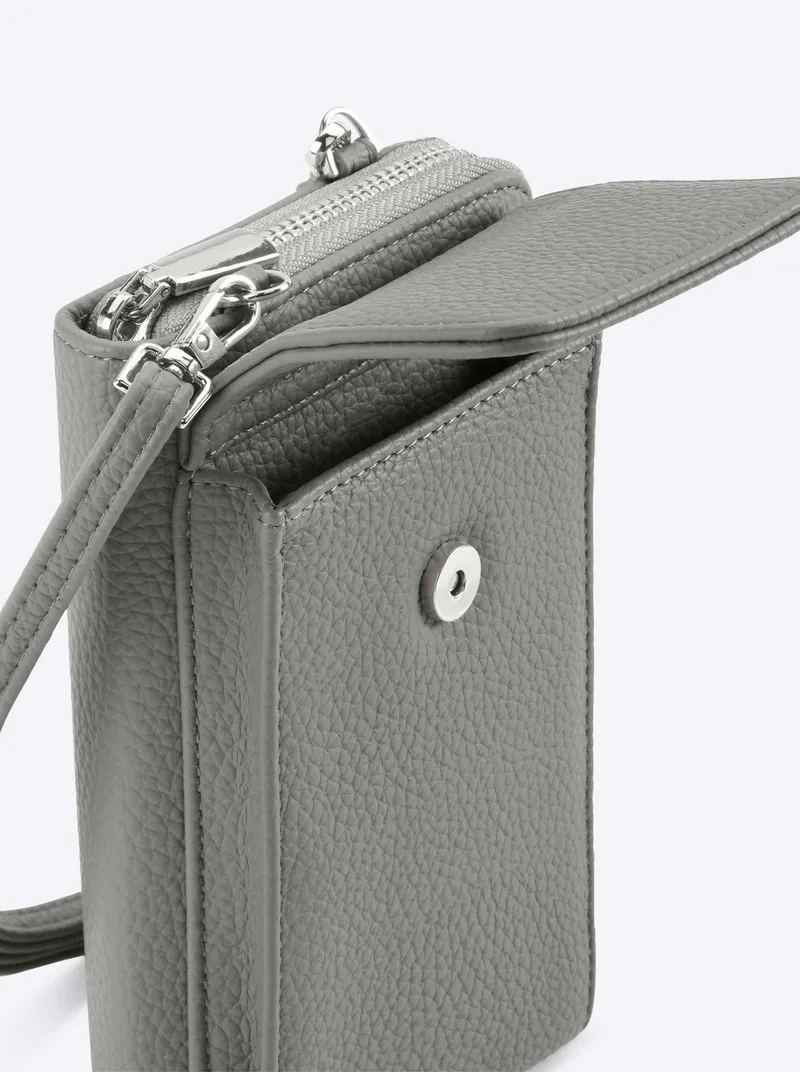 heine Handy-Tasche hellgrau, Hellgrau, – Produktbild 2 von 2