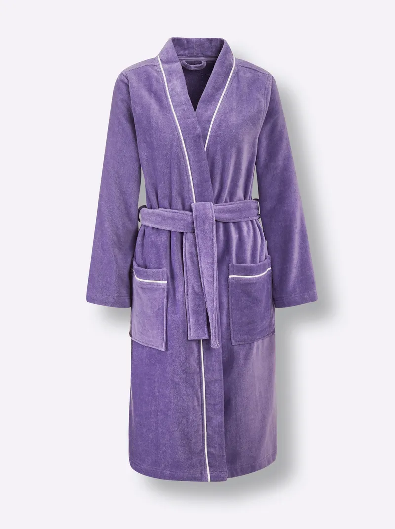 feel good Bademantel lavendel, Lavendel, – Produktbild 2 von 2