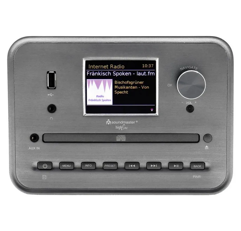 Soundmaster Soundmaster Kompaktanlage ICD1050 schwarz – Produktbild 5 von 6