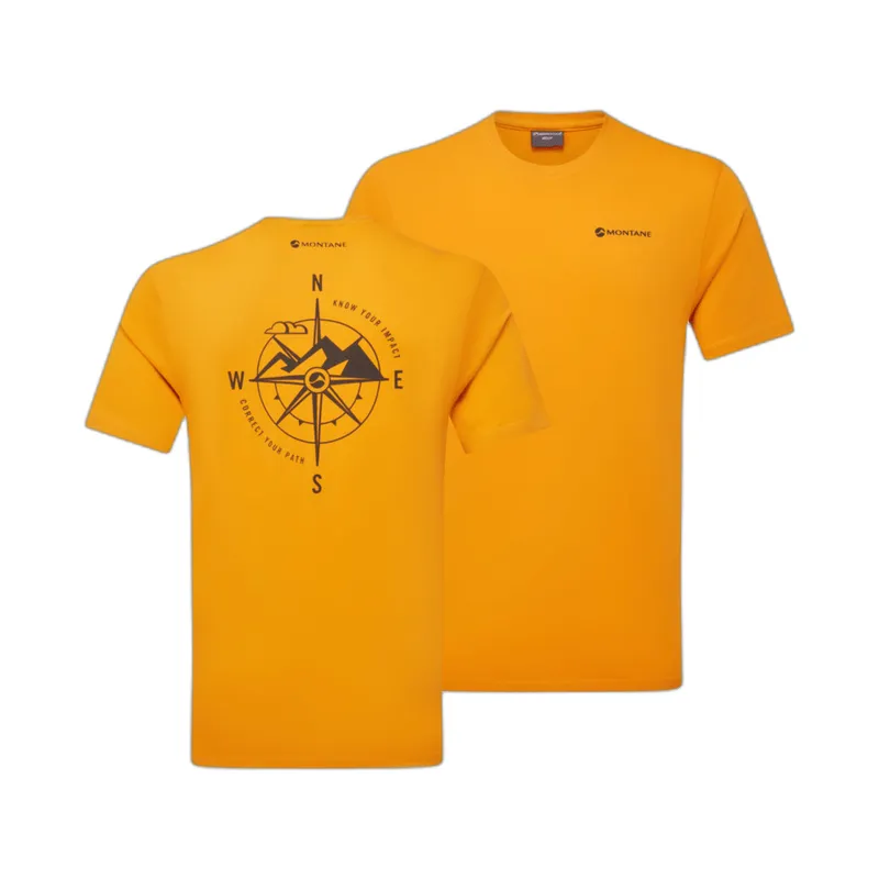 Montane T-Shirt Montane Impact Compass, Orange, – Produktbild 1 von 1