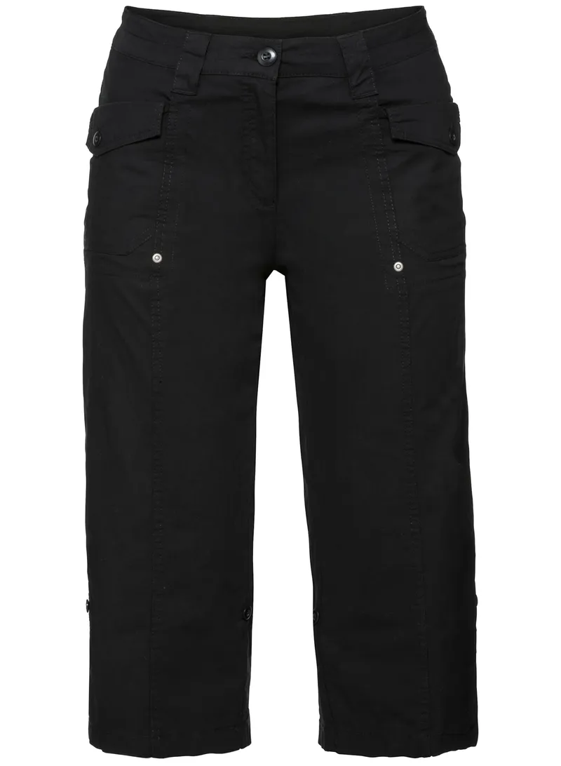 sheego 3/4-Hose schwarz, Schwarz, – Produktbild 1 von 2