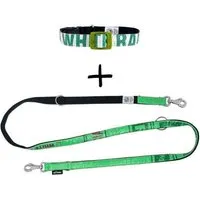 GOOPSI GOOPSI Hundeleine LANKA mit Halsband Gr. L (37-51cm) im Set - Grün – Produktbild 1 von 1
