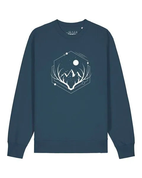 watapparel watapparel Sweatshirt Unisex Wanderlust at night, Stargazer, – Produktbild 1 von 2