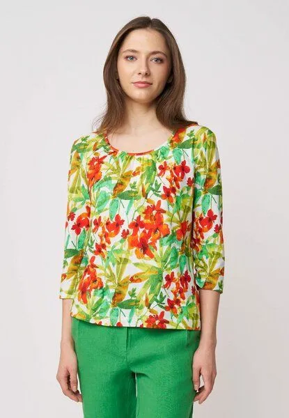 LANA Organic LANA Organic Blusenshirt, Modell Delia, Druck jocy, – Produktbild 1 von 4