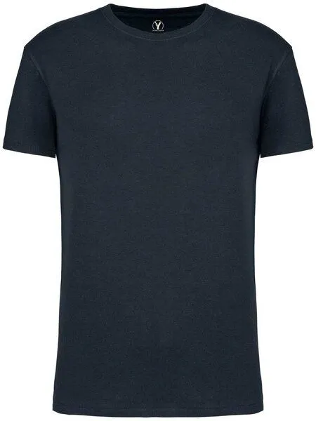 YTWOO YTWOO Basic Herren T-Shirt aus gekämmter Bio-Baumwolle, Navy, – Produktbild 2 von 2
