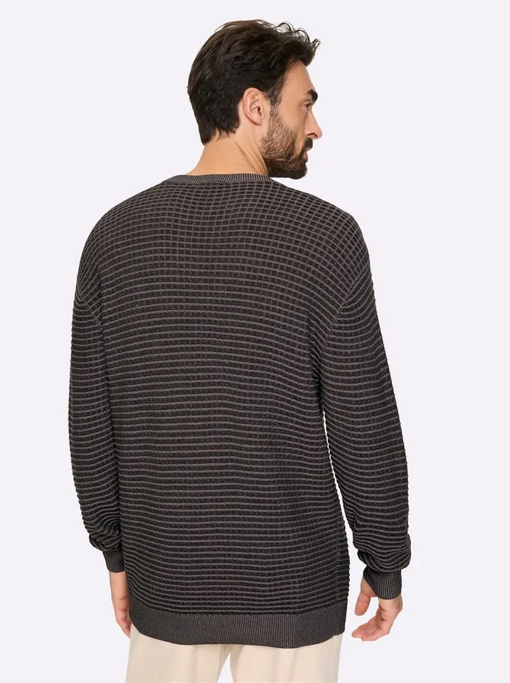 Witt Witt Strickpullover Pullover Langarm, Grau, – Produktbild 3 von 5