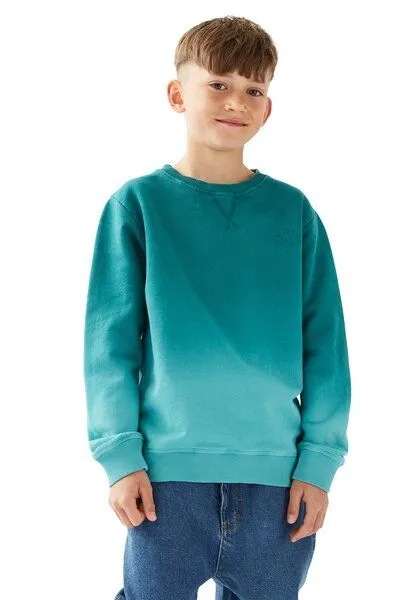 Band of Rascals Band of Rascals Dip Dye Sweat, Petrol, – Produktbild 1 von 4