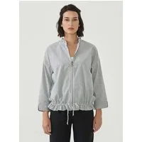 ORGANICATION ORGANICATION Bio-Damen-Jacke mit 7/8-Ärmeln shadow/offwhite, Gr. S – Produktbild 1 von 1