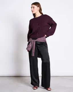 JAN N JUNE JAN 'N JUNE Damen vegan Strickjacke Light Asas Cherry Lacquer – Produktbild 1 von 1