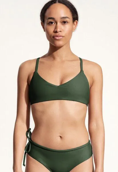Oy Oy Surf Bikini Oberteil „Dace“, Dunkelgrün, – Produktbild 1 von 4
