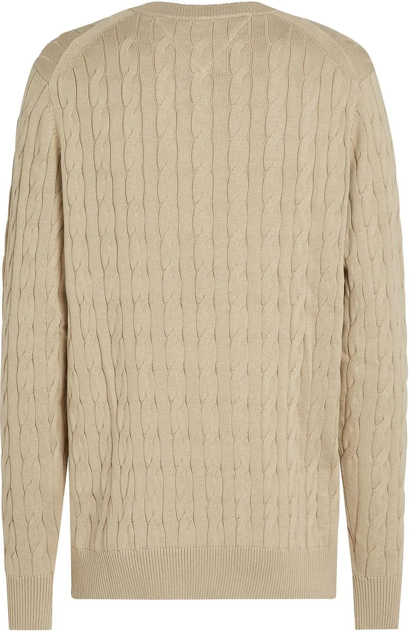 Tommy Hilfiger Tommy Hilfiger Pullover Cable Beige - Größe M, Beige, – Produktbild 5 von 5