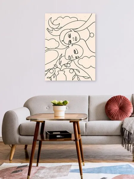 Photocircle Photocircle Poster / Leinwandbild - You Are Worthy – Produktbild 2 von 4