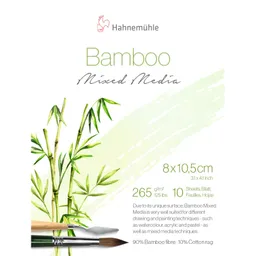 Hahnemühle Hahnemühle Block Bamboo Mixed Media 265g/m² 8x10,5cm 10 Blatt – Produktbild 1 von 1