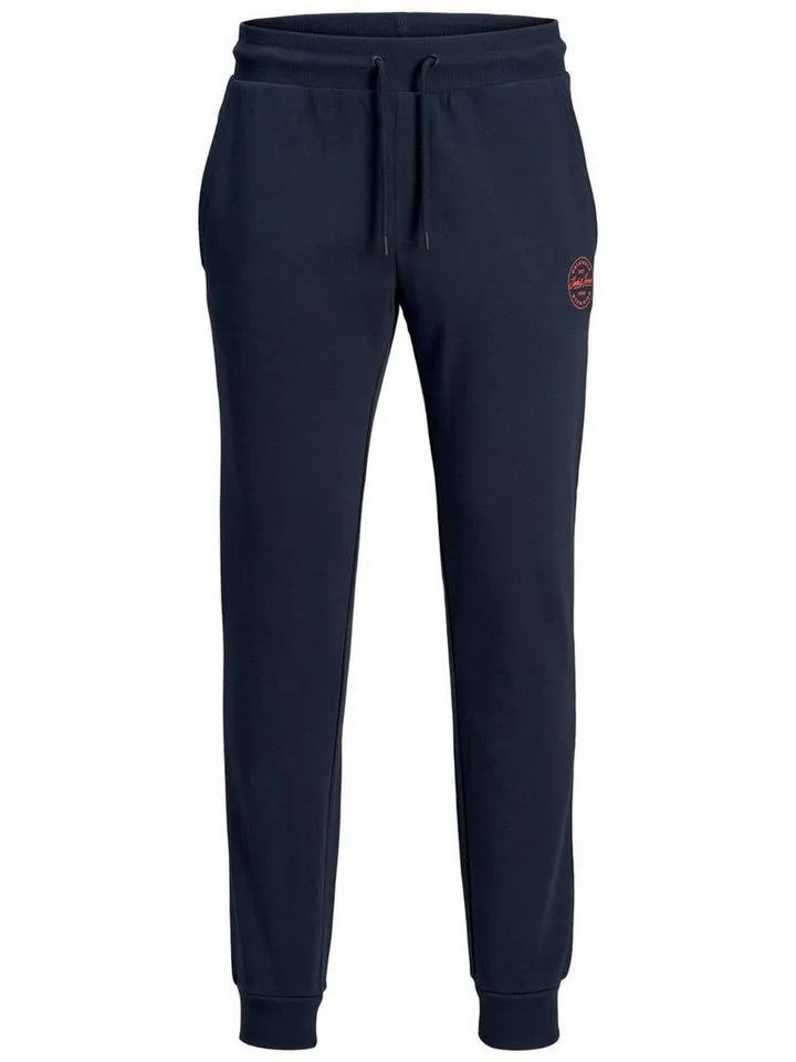 Jack & Jones Jack & Jones Sweathose JACK & JONES JOGGINGHOSE SWEAT PANT HOSE GORDAN, Blau, – Produktbild 3 von 3