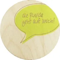 Untersetzer 'Sprechblase', FSC-zertifiziert – Produktbild 1 von 1