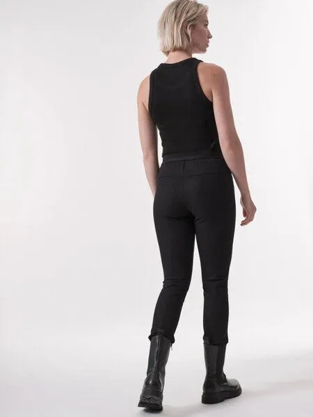 LANIUS LANIUS Slim Fit Hose aus Bio-Baumwolle und Comfort Stretch, Black, – Produktbild 1 von 4