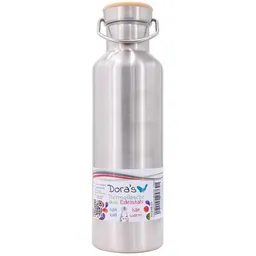 Dora's Dora's Dora’s Retro-Thermosflasche "Stahl" (700ml) – Doppelwandiger Edelstahl – Produktbild 1 von 1