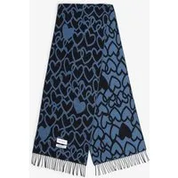 Rotholz Rotholz Affection Schal Merinowolle - Schwarz / Blau – Produktbild 1 von 1