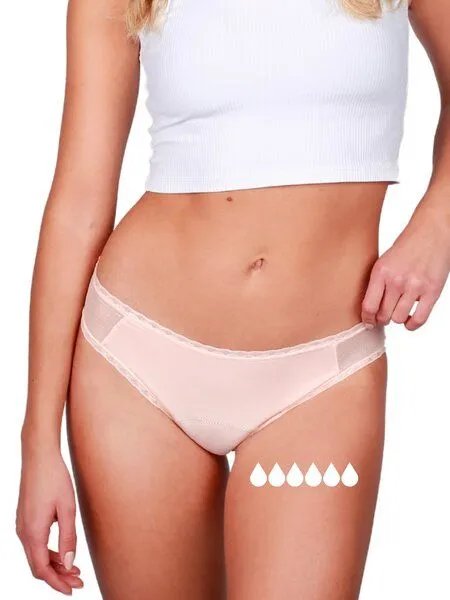 Taynie Ultra Periodenunterwäsche Biozidfrei 60°C Taynie Lady Ultra, Apricot, – Produktbild 2 von 4