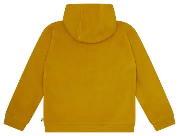 loud + proud loud + proud Kinder Jacke aus Baumwoll-Fleece, GOTS-zertifiziert, Curry(gelb), – Produktbild 2 von 3