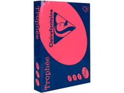 Clairefontaine 250 Blatt Clairfontaine Farbiges Kopierpapier 'Trophee' 120 g/m², DIN A4, heckenrose – Produktbild 1 von 1