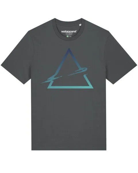 watapparel watapparel T-Shirt Unisex Triangle, Anthracite, – Produktbild 1 von 3