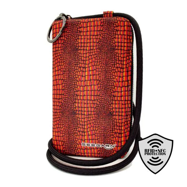 Seegarn Seegarn-Täschle / 2in1 Handy-Tasche und Geldbeutel (MB05), K3 - kordel schwarz, – Produktbild 1 von 5