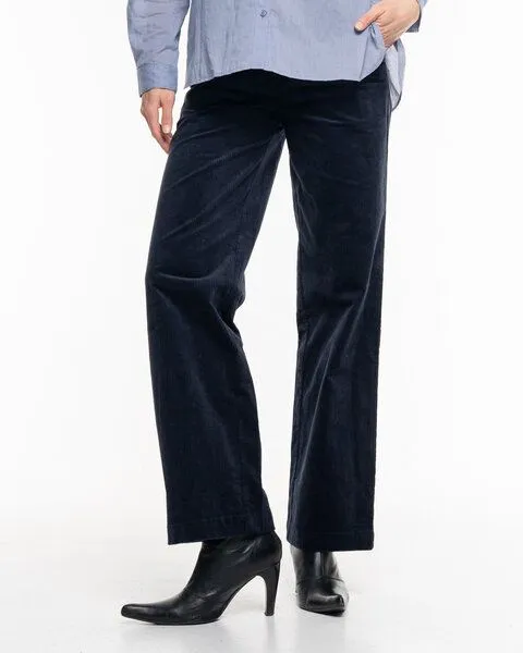Alma & Lovis Alma & Lovis Lässige Cordhose aus Organic Cotton | Corduroy Pants, Night blue (dunkelblau), – Produktbild 1 von 4