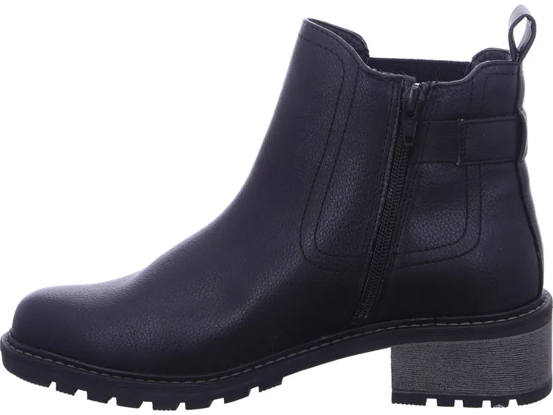 Jana Jana Chelseaboots 100% vegan, Schwarz, – Produktbild 3 von 5