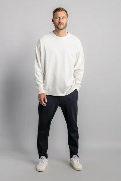 DIRTS dirts Recycled Cotton Longsleeve, Off-white, – Produktbild 2 von 4